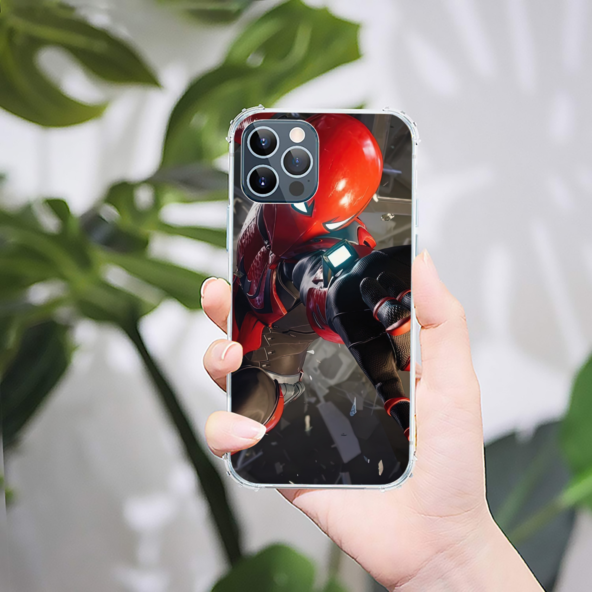 （画像用） Spider Man スパイダーマン 【iPhone 12シリーズ対応】透明スマホケース（クリアソフトケース）